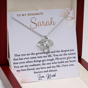 Personalized Gifts From Boyfriend To Girlfriend Gift - Love Knot - I Love You Forever and Always