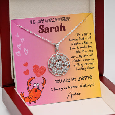 Personalized Gifts From Boyfriend To Girlfriend Gift - Sun Hill Pendant Necklace - You are My Lobster