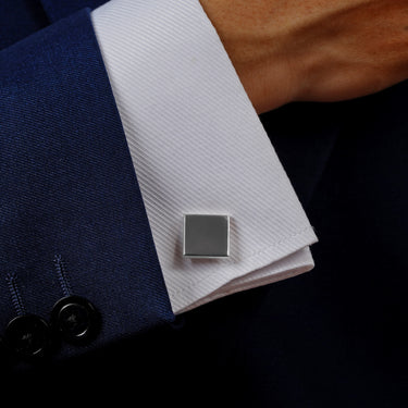 Personalized Gift from Wife to Husband - Chic Square Cufflinks - 3rdWeding Anniversary to Huband Gifts