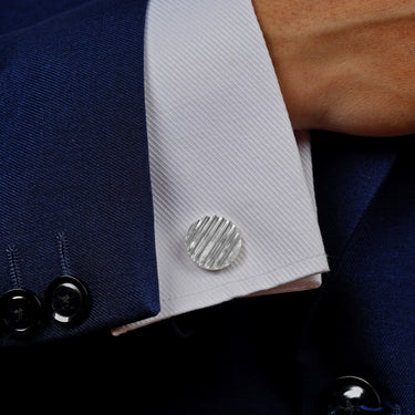 Striped Circlet Cufflinks