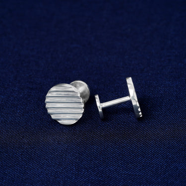 Striped Circlet Cufflinks