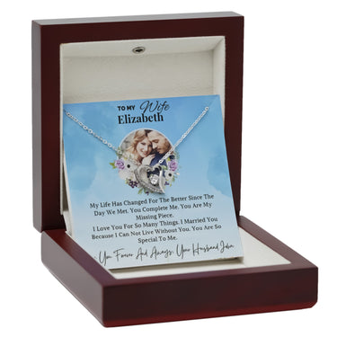 Personalized Gift From Husband To Wife - Forever Love Necklace - You are so Special to Me