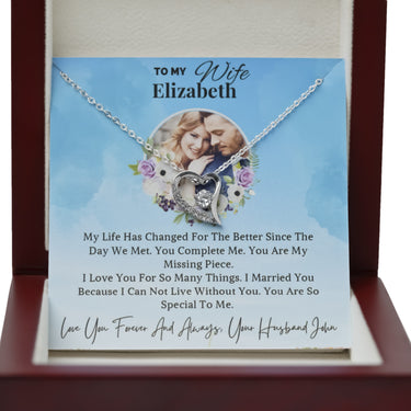 Personalized Gift From Husband To Wife - Forever Love Necklace - You are so Special to Me