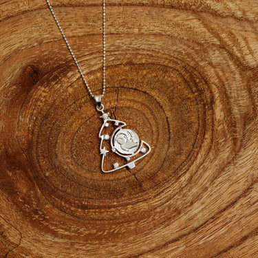 Aries Chrismas Tree Necklace