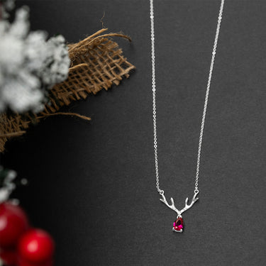 Christmas Necklace: Reindeer Antler