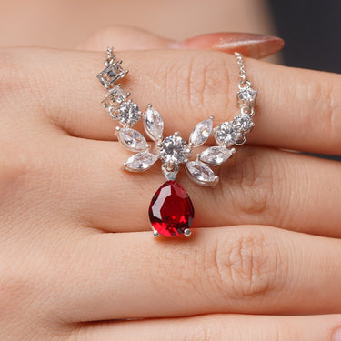 Personalized Gift For Wife - Reindeer Antler Necklace - Happy Christmas