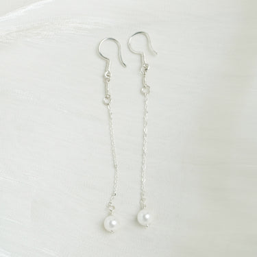 Dainty Pearl Drop Earrings