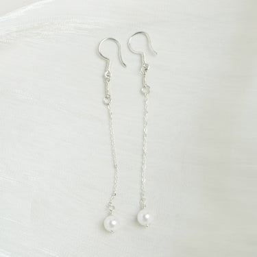 Dainty Pearl Drop Earrings