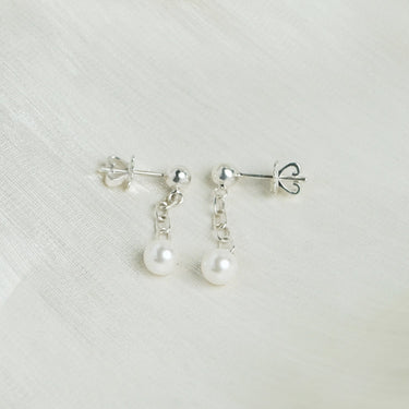 Tiny Pearl Earrings