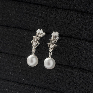 Dainty Pearl Droplets Earrings