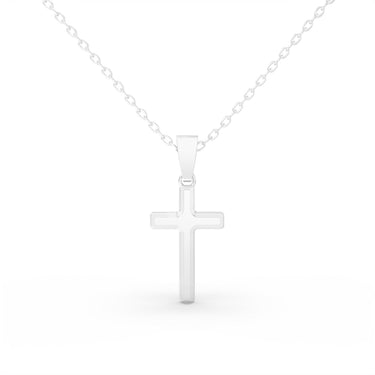 Personalized Gift For Dad - Cross Pendant Necklace - Happy Father's Day! To my Stepdad, From Your Grateful Son .