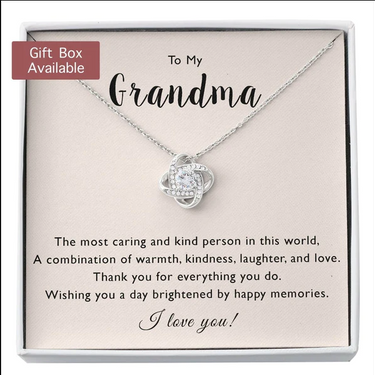 Grandmother Necklace, Sentimental Grandmother Gift From Granddaughter, Gift To Grandmother, Grandmother Gift