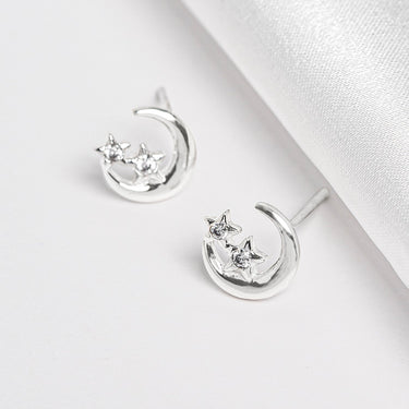 Crescent Moon Earring Set