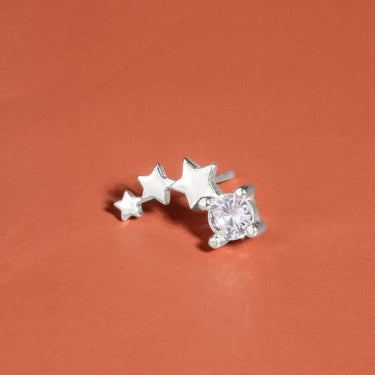 Three Star Earrings