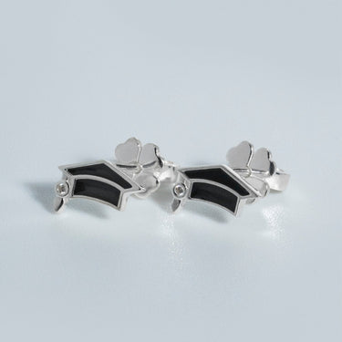 Graduation Cap Symbol Earrings