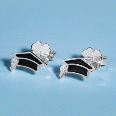 Graduation Cap Symbol Earrings