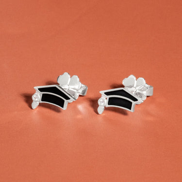 Graduation Cap Symbol Earrings