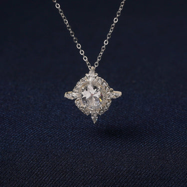 Navigator Necklace Moissanite