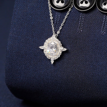 Navigator Necklace Moissanite