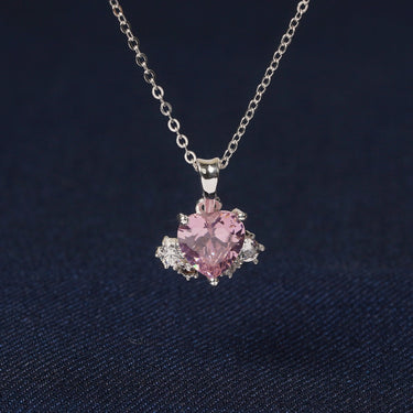 Carnation Heart Necklace