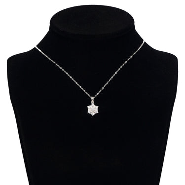 Minimalist Snowflake Necklace