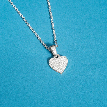 Personalized Gifts for Wife - Mini Heart Necklace - Happy Valentine's Day, Love you more with every passing day.