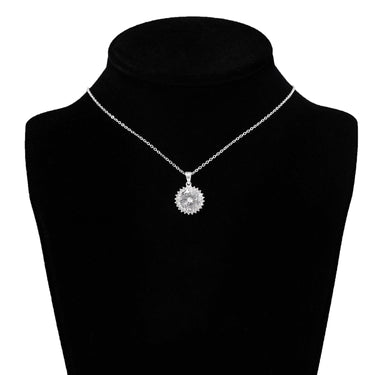 Circle of Light Necklace Moissanite