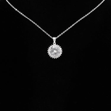 Circle of Light Necklace Moissanite