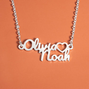 Customized Name Couple Necklace