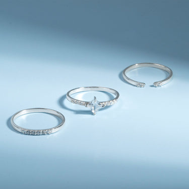 Layered Eternity Ring Set