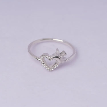 Personalized Gift For Girlfriend - Heart Crown Ring - Happy Valentine's Day, Love You Forever and Always, Your Boyfriend