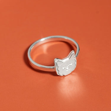 Beloved Pup Face Ring