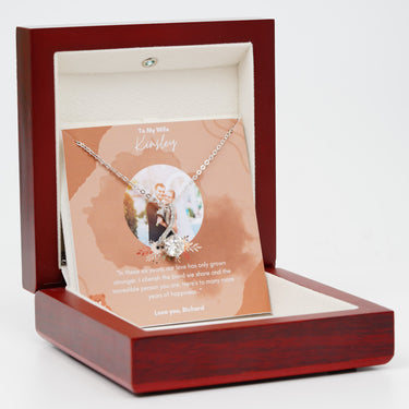 Personalized Gift from Husband to Wife - Alluring Beauty Necklace - 6th Wedding Anniversary Gifts