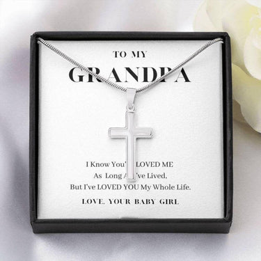 Grandfather Necklace, Gift To My Grandpa Necklace For Father’S Day, Grandpa Gift, Granddaughter To Grandpa Gift