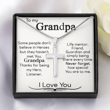 Grandfather Necklace, Gift To My Grandpa Necklace For Father’S Day, Grandpa Gift, Granddaughter To Grandpa Gift