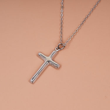 Personalized Gift from Wife to Husband - Cross Pendant Necklace - Happy 3rd Anniversary The Love Of My Life