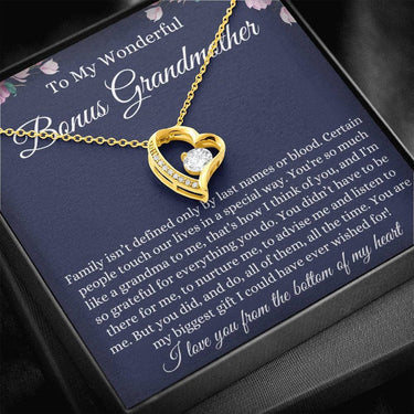 Forever Love necklace, GIFT FOR GRANDMOTHER