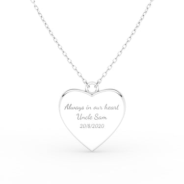 Heart Memorial Necklace