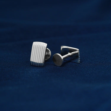 Classic Stripe Rectangles Cufflinks