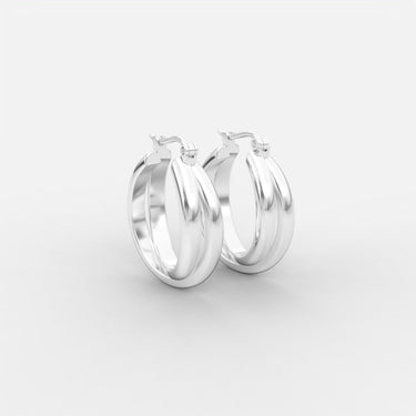 Chunky Circle Earrings